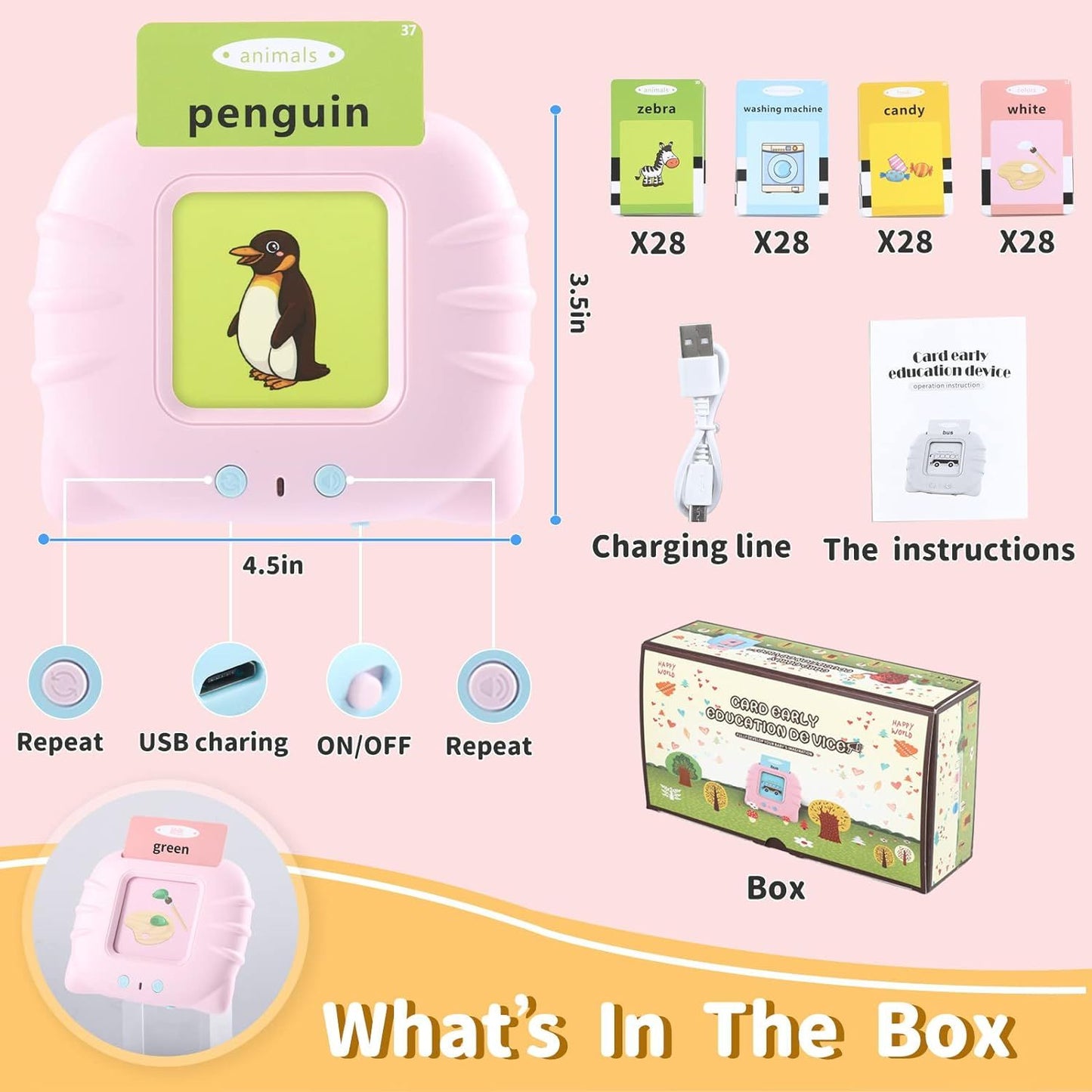 SMART Talking Flash Cards (Early Educational Learning Toy)