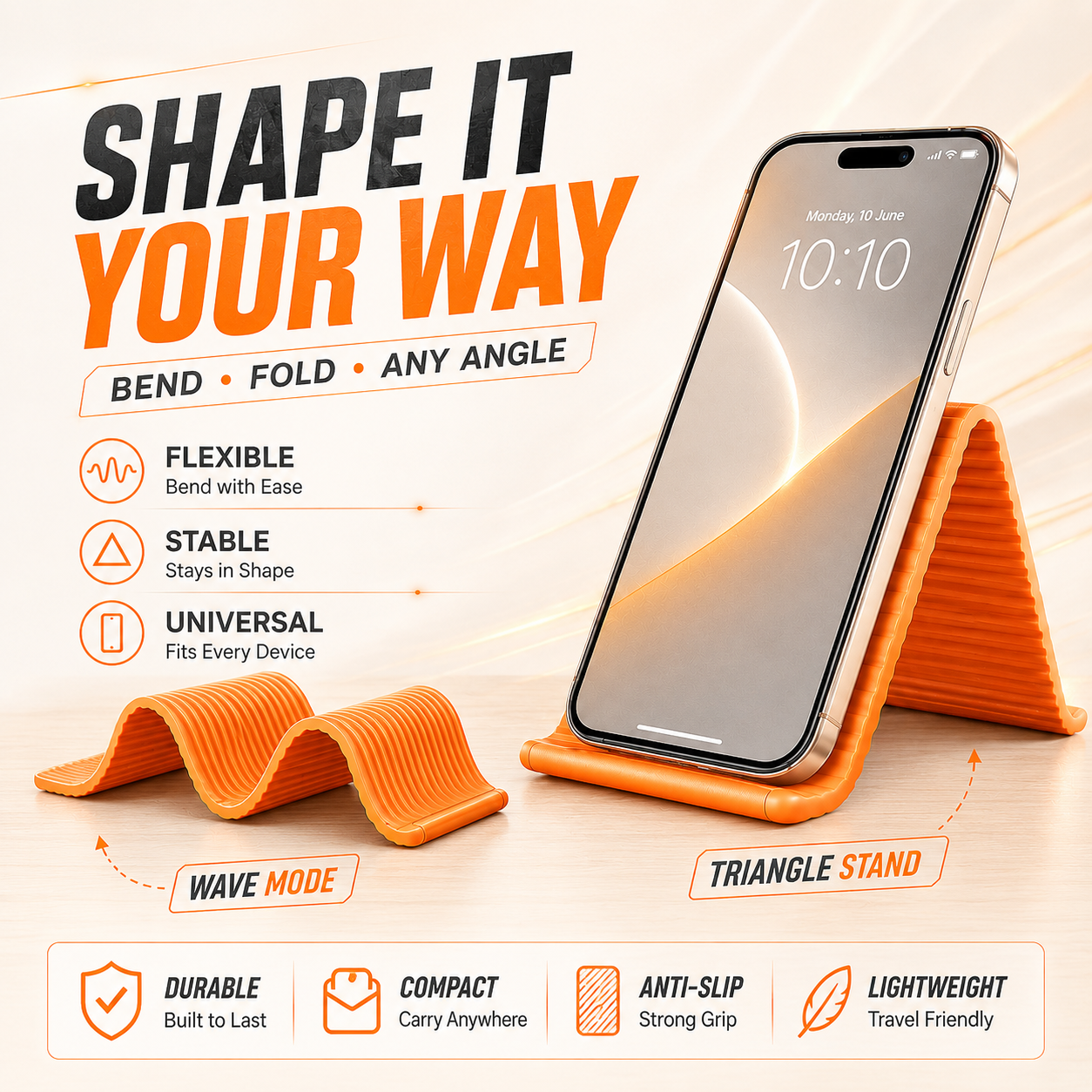SmartFold™  Flexible Gadget Mount