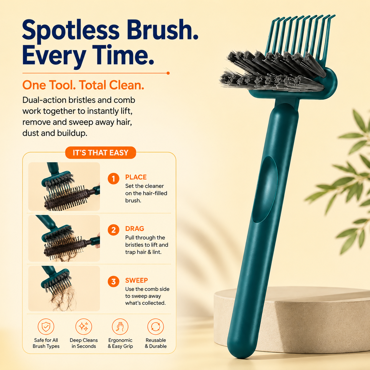 SmartPro™ Hair Comb Cleaner