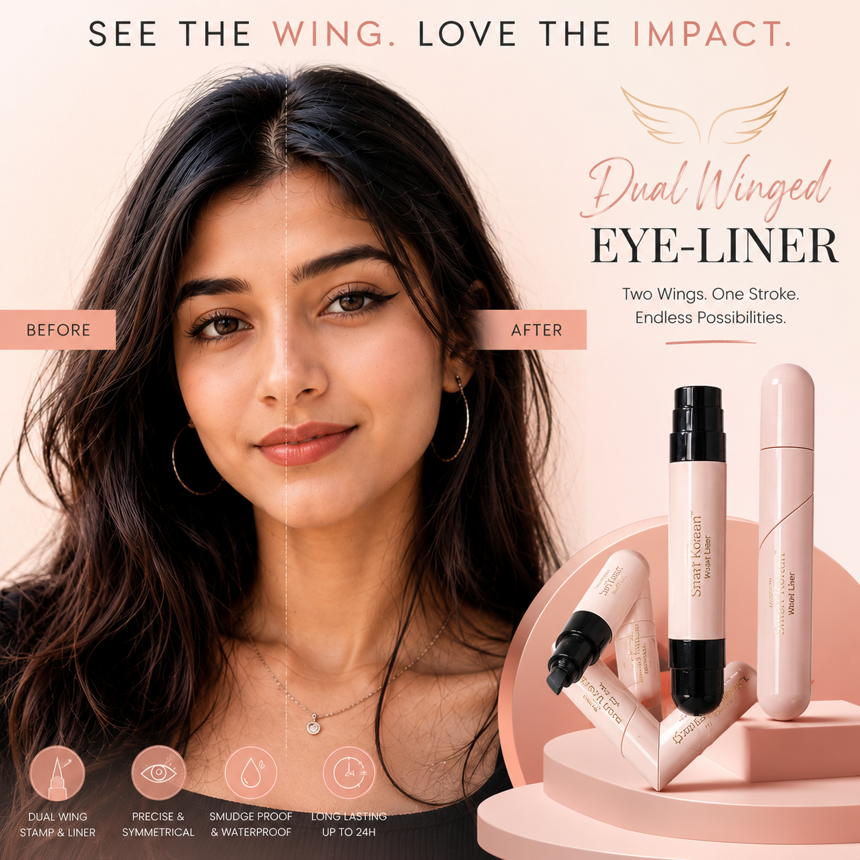 Smart™ Dual-Wing Eyeliner