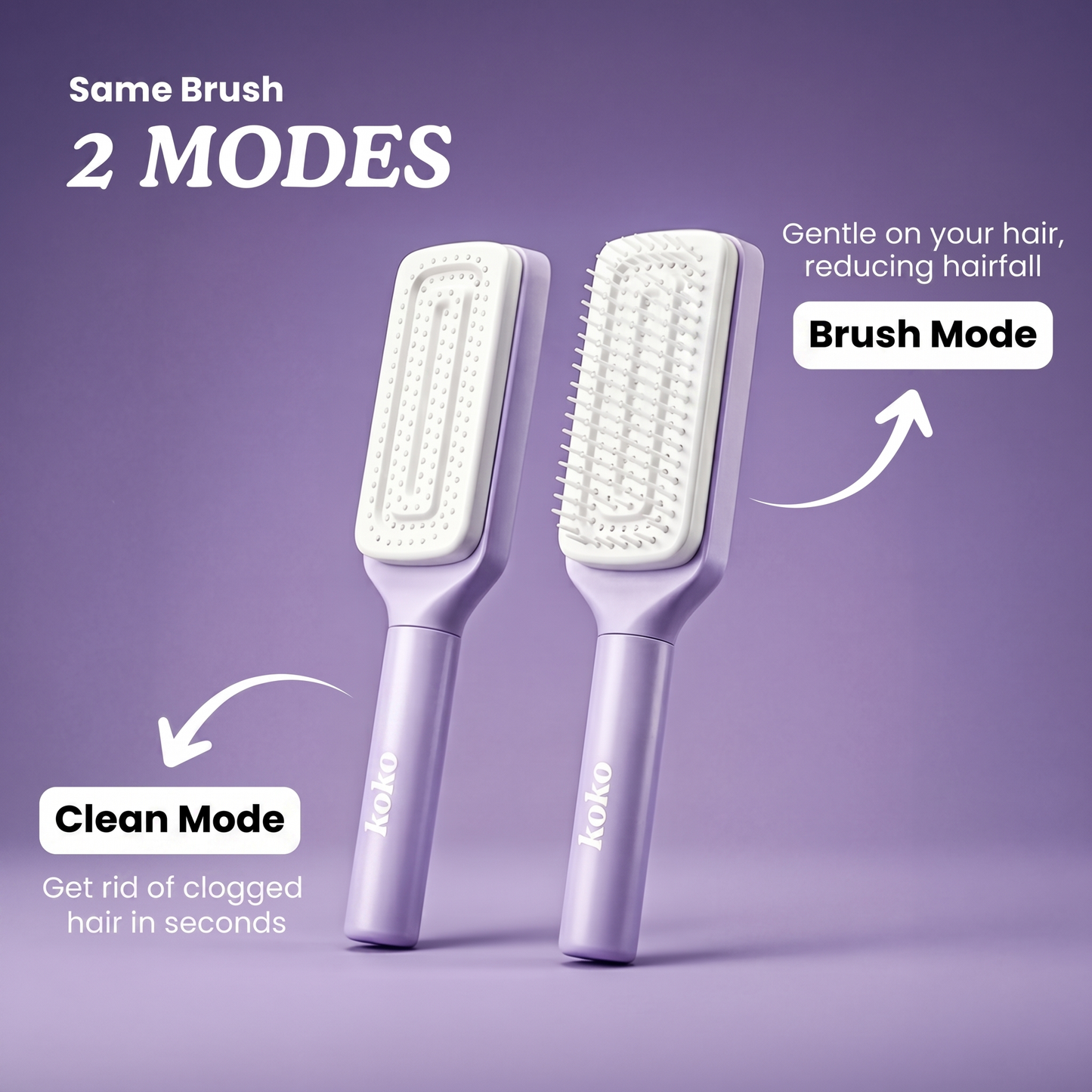 Smart Self Cleaning Hair Brush™