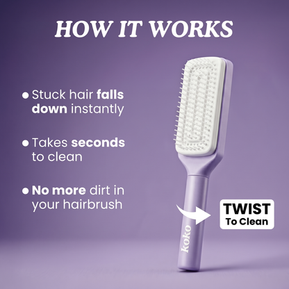 Smart Self Cleaning Hair Brush™
