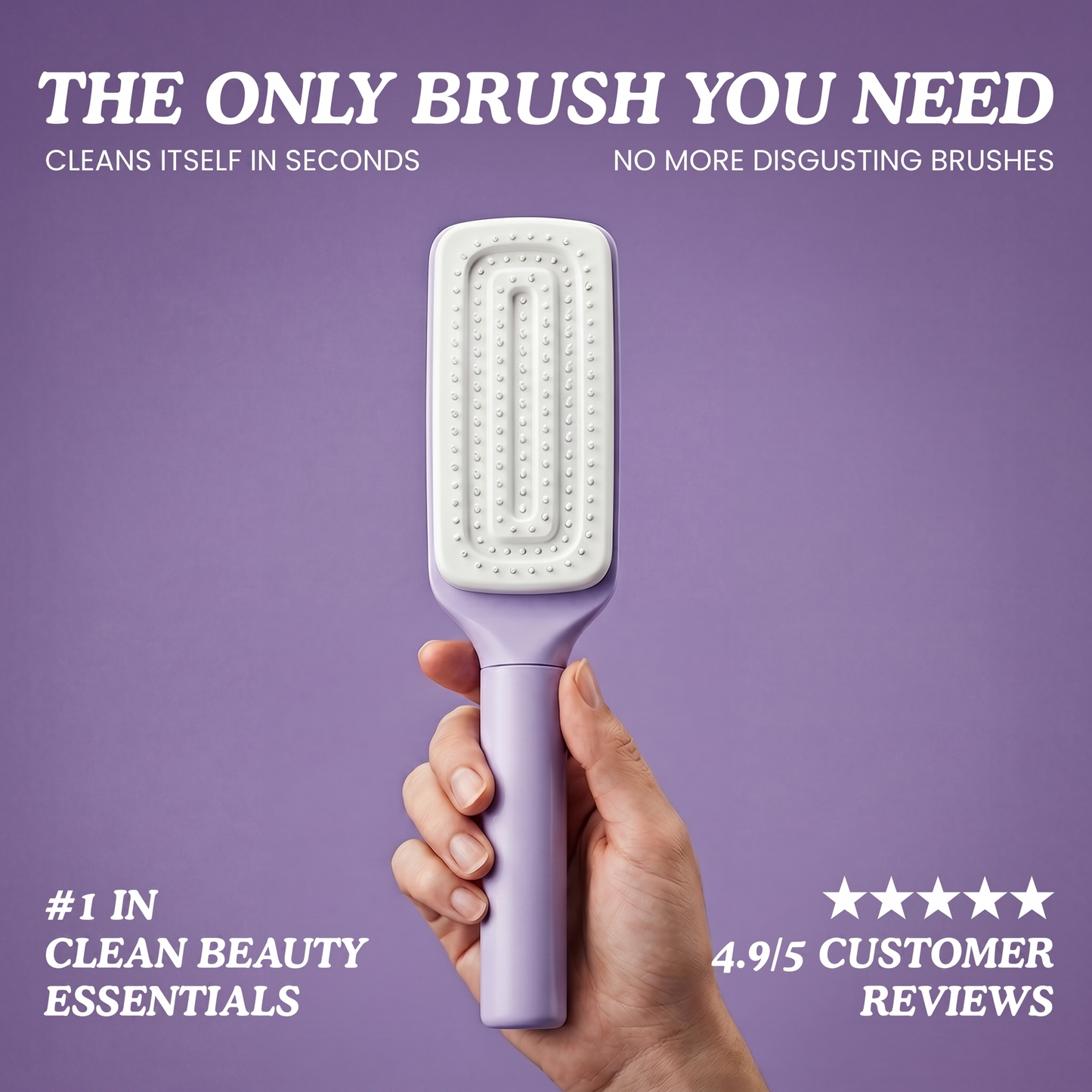 Smart Self Cleaning Hair Brush™