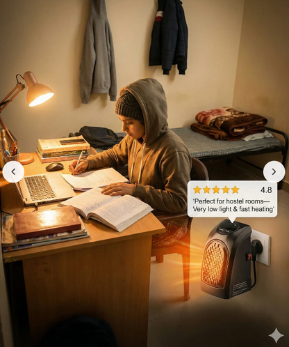 🔥🔥SmartHeat™ Portable Room Heater (400 Watt)