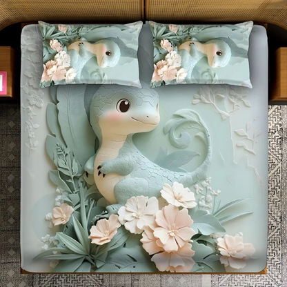 PREMIUM 7D Bedsheet🦄🧸🐘For Double Bed (100*90 inch)