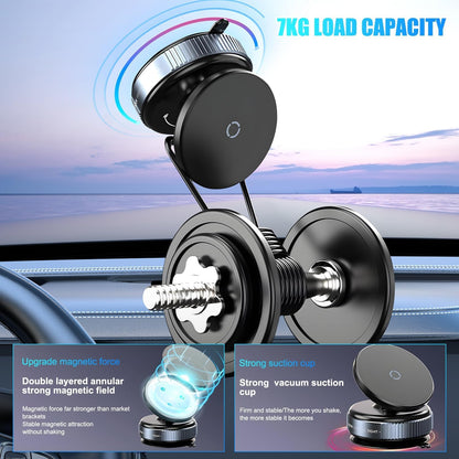 Magnetic Car/Desk Phone Holder (360° Rotation)