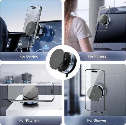 Magnetic Car/Desk Phone Holder (360° Rotation)