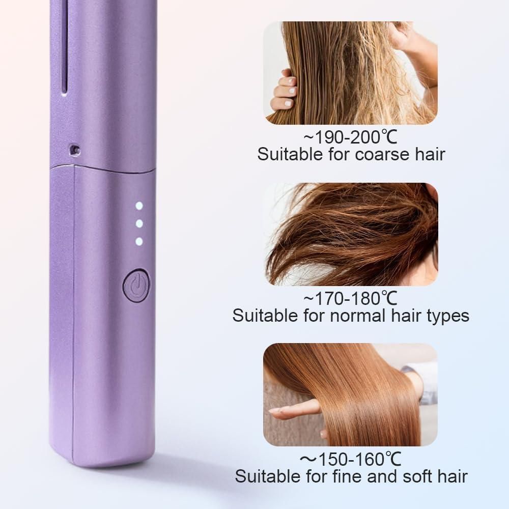 🪮SMART™️ Portable Hair Straightener Comb(Cordless, Rechargeable)