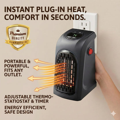 🔥🔥SmartHeat™ Portable Room Heater (400 Watt)