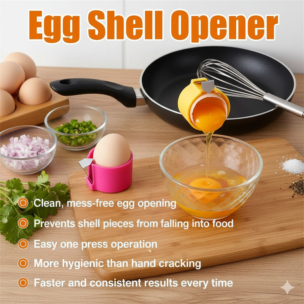 Quick™ Egg Cracker (Pack of 3 pieces)