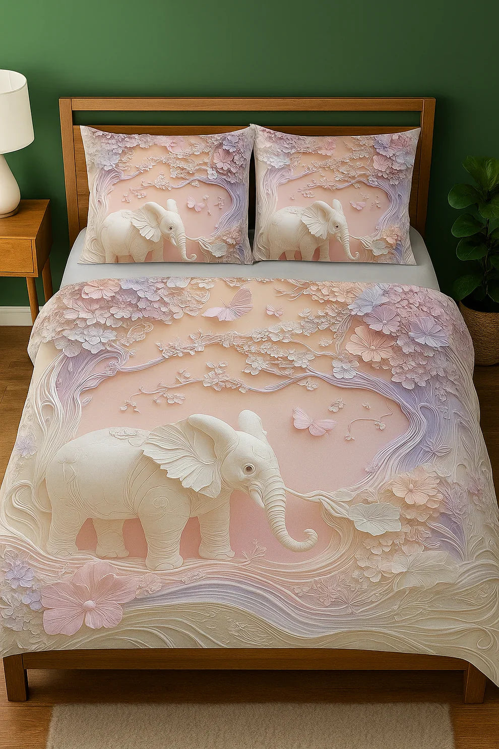 PREMIUM 7D Bedsheet🦄🧸🐘For Double Bed (100*90 inch)