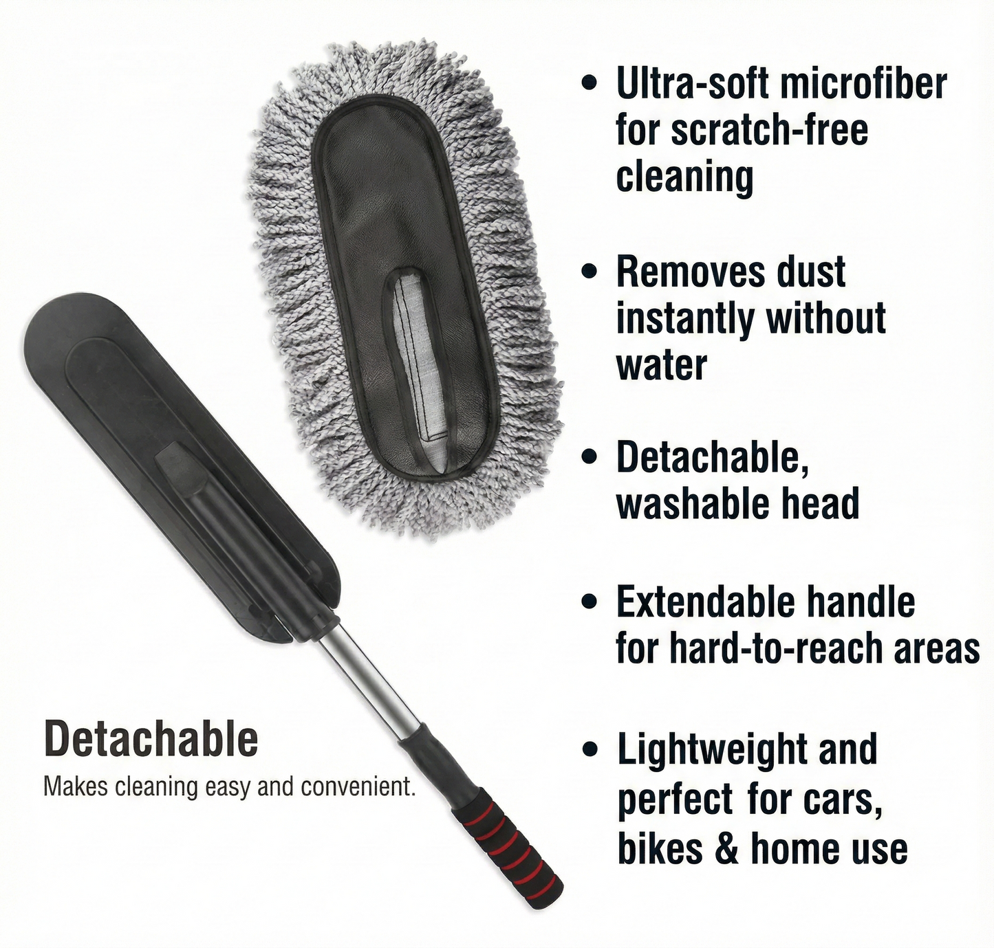 Soft Microfiber Duster (For Cars)