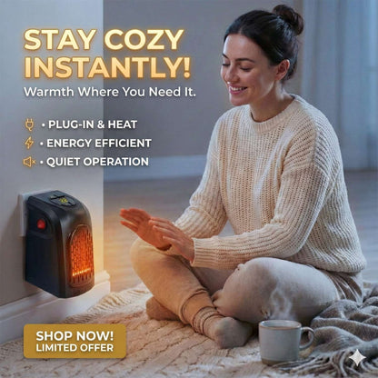 🔥🔥SmartHeat™ Portable Room Heater (400 Watt)